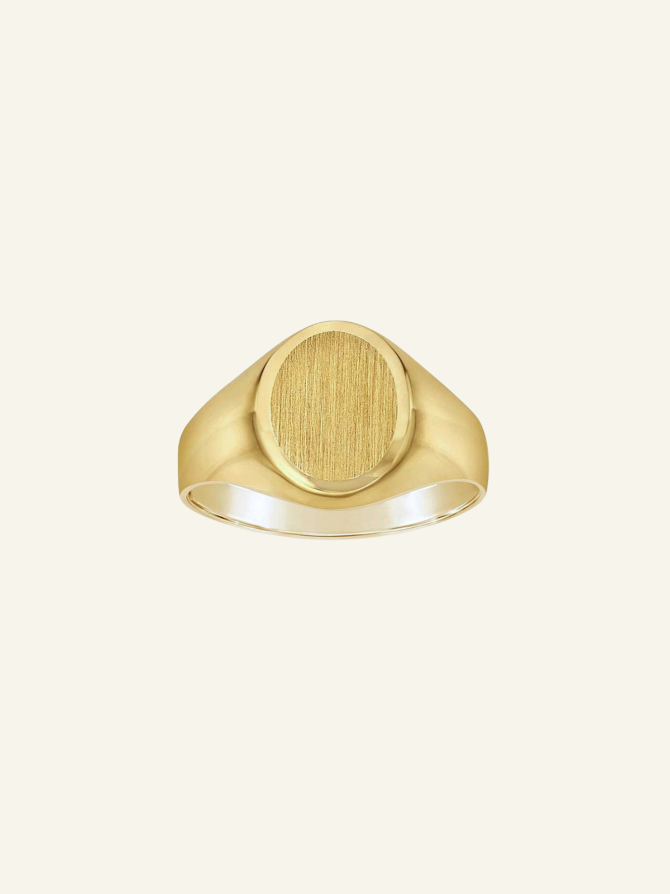 14k Solid Gold Signet Ring
