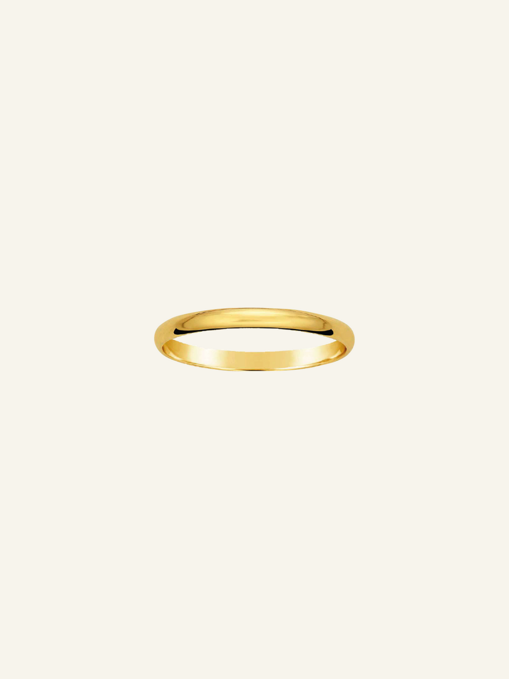 Real gold store band ring