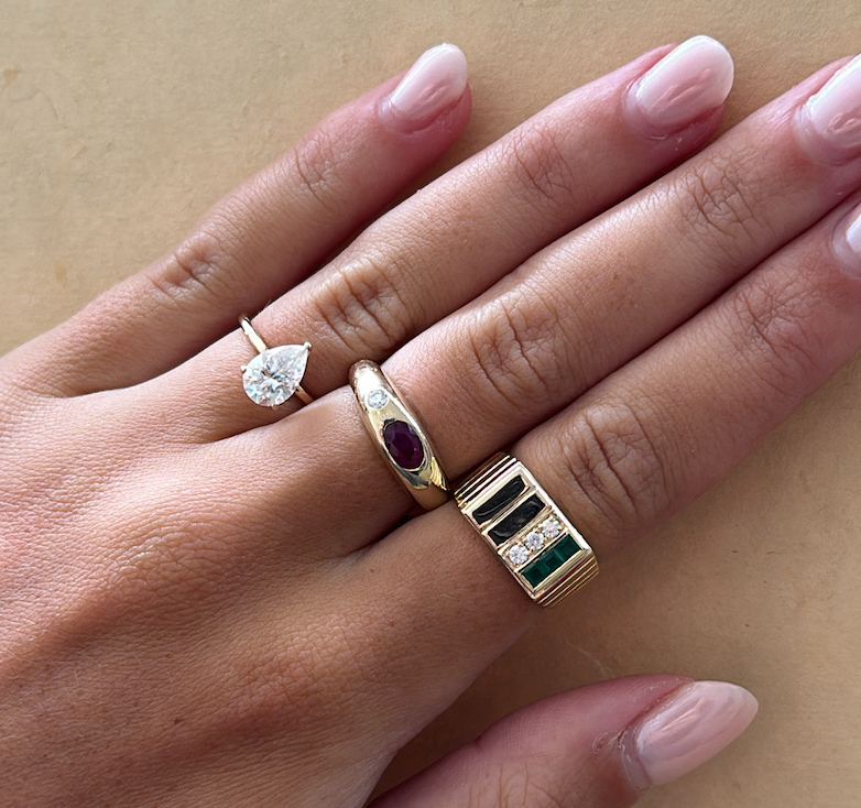 New Solid Gold Rings