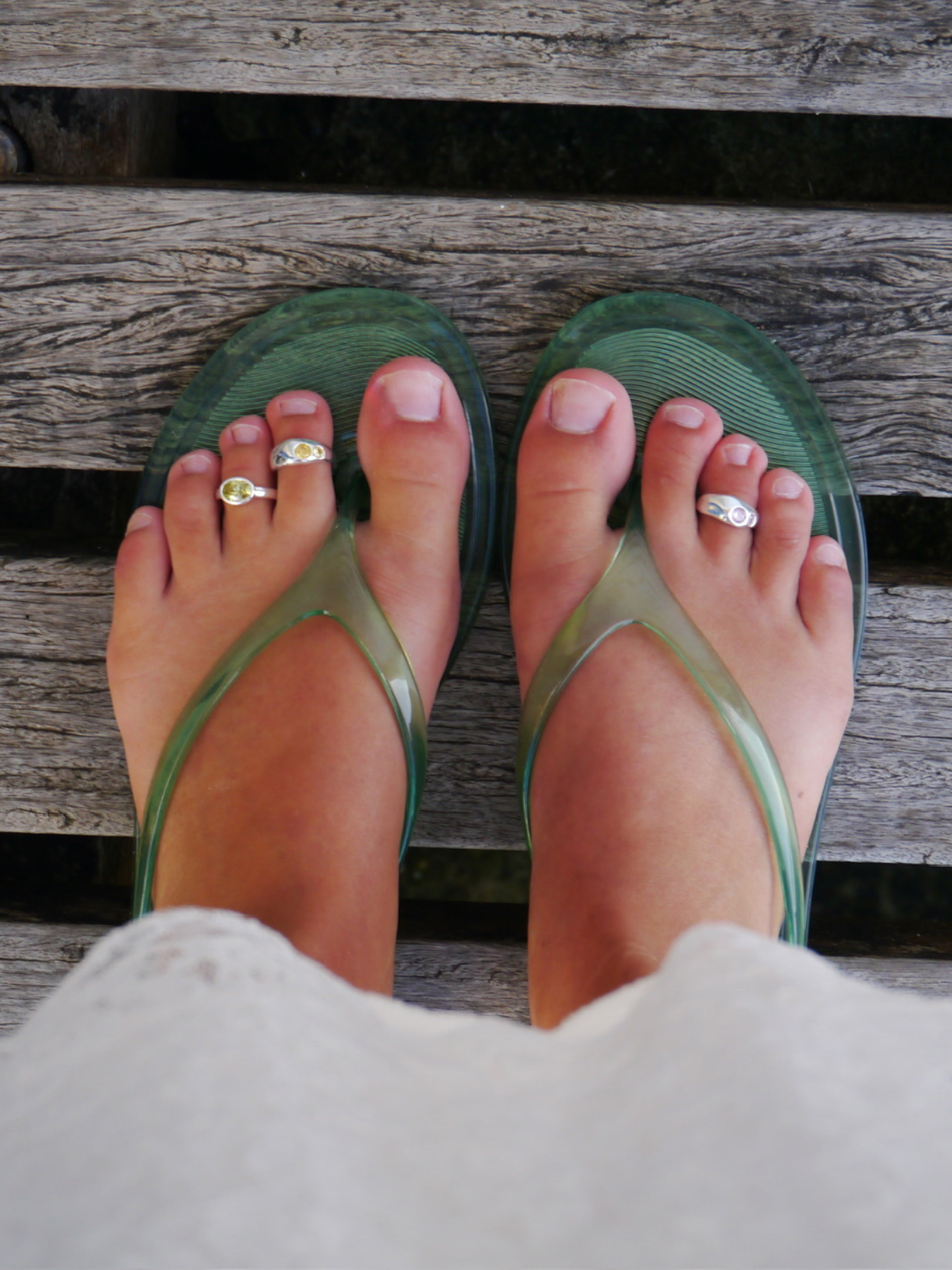 Sloane Toe Ring - Yellow Quartz