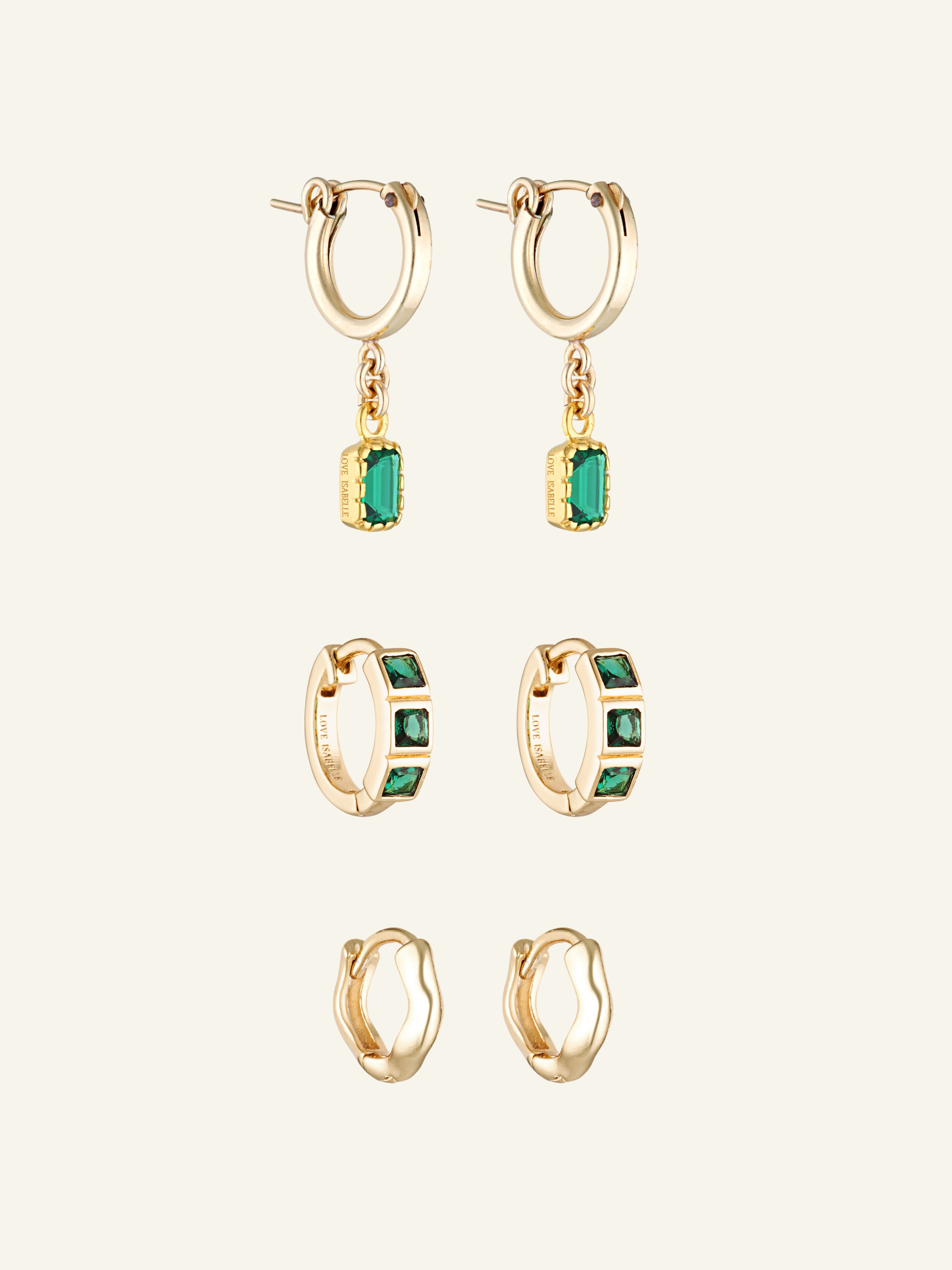 Emerald Earring Bundle