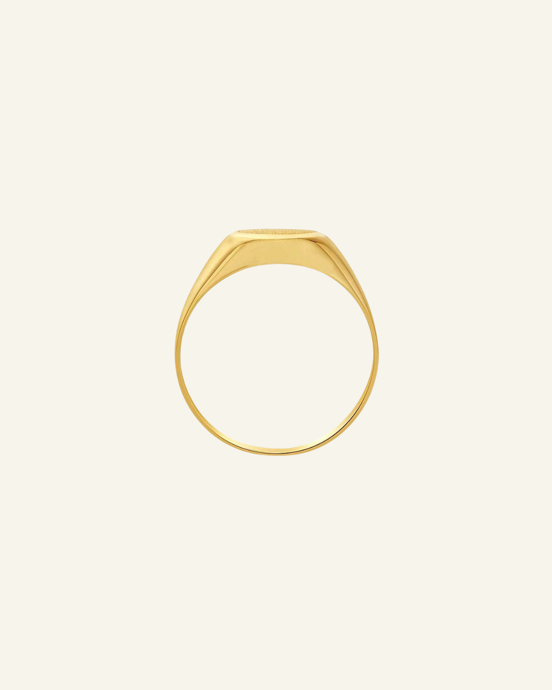 14k Solid Gold Signet Ring