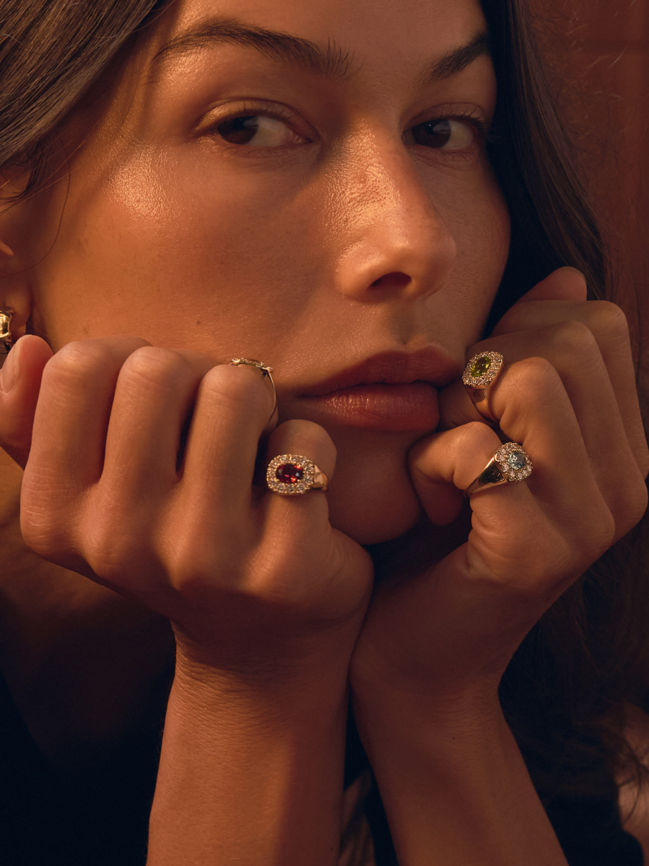 Solid Gold Pinky Ring Women's Gold Rings — free download