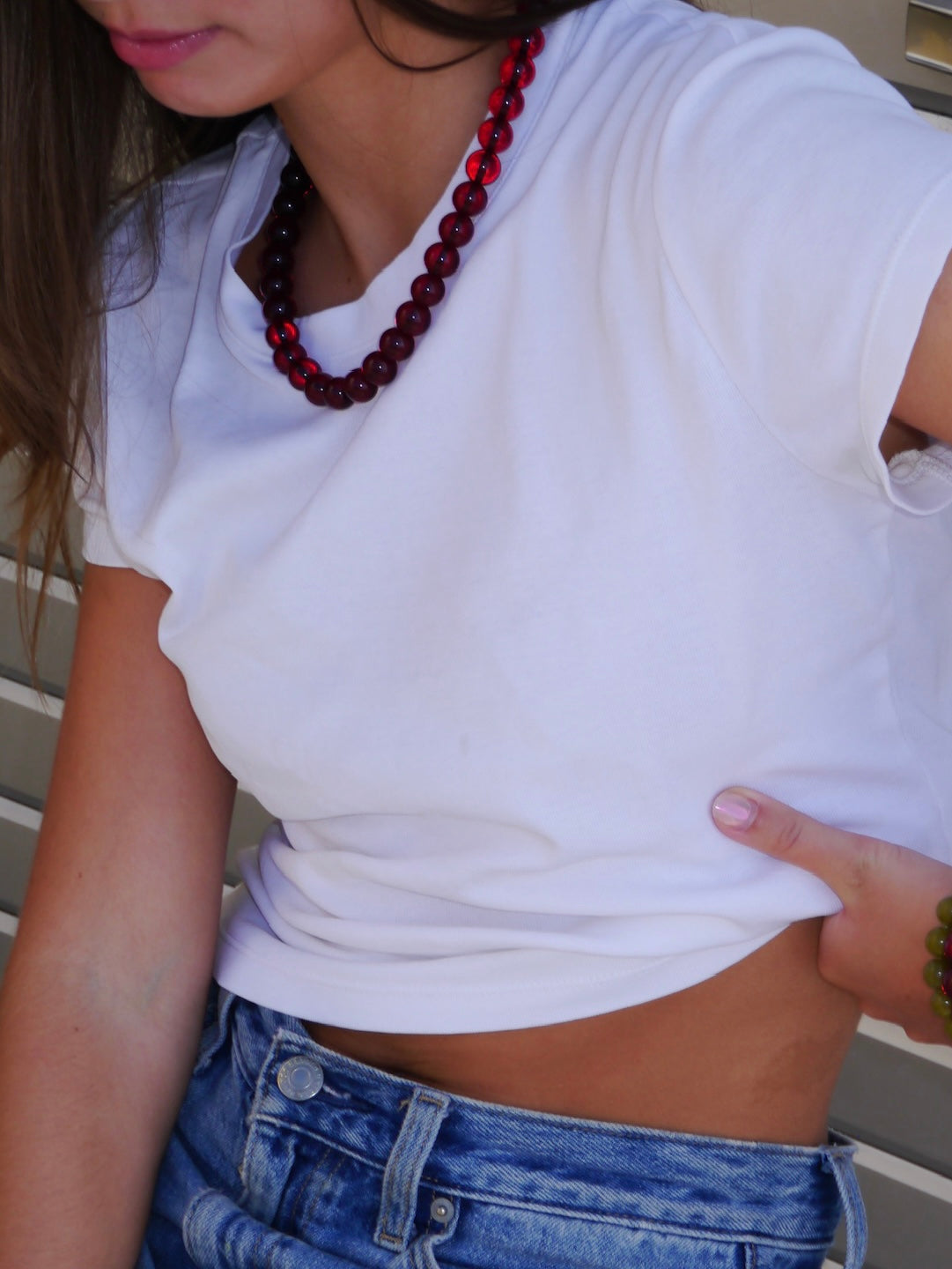 Elu Garnet Necklace