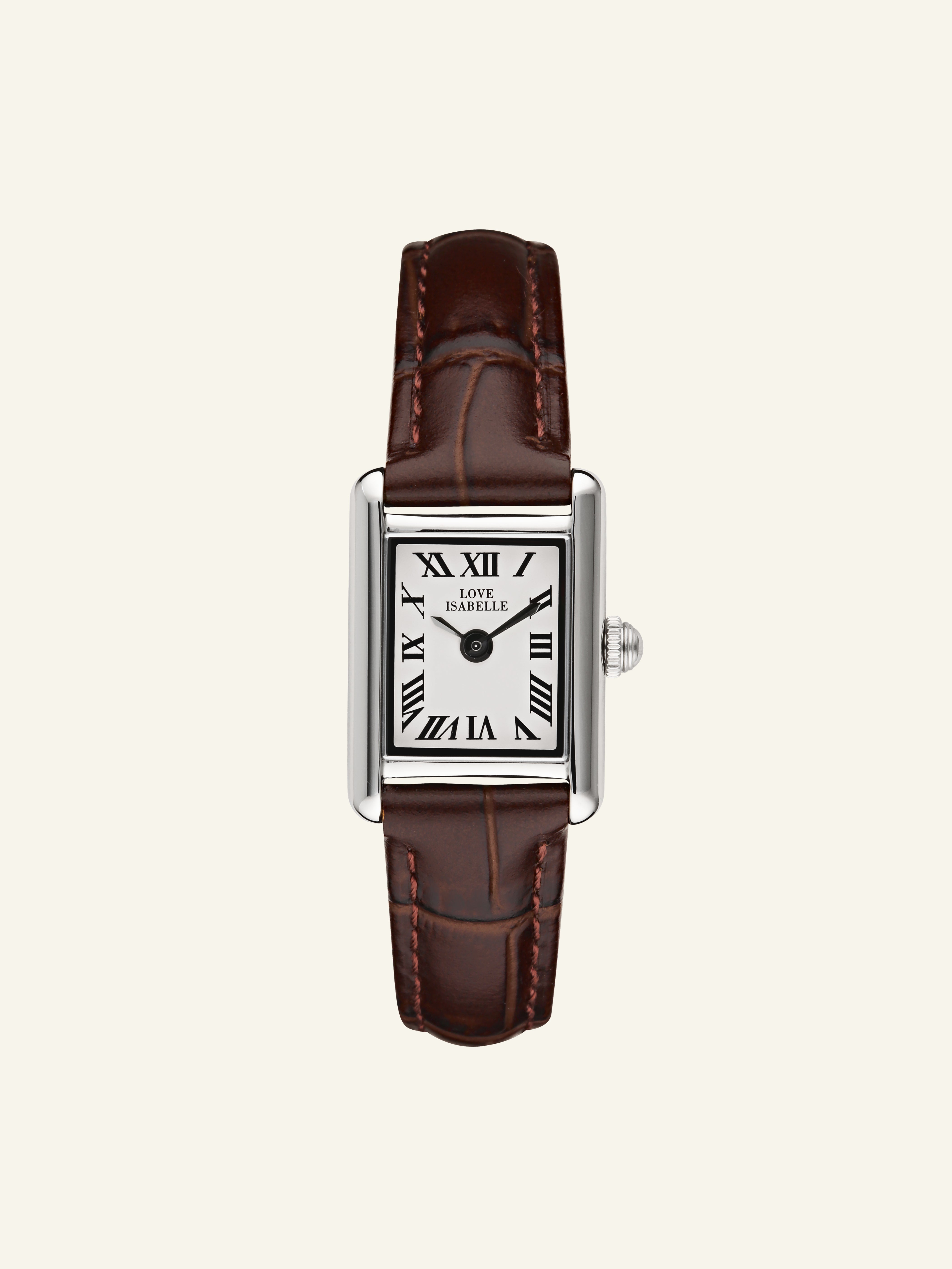 Boston Watch - Silver / Brown