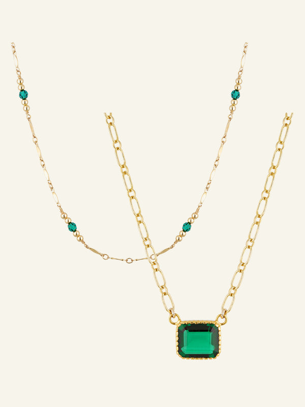 Emerald Necklace Bundle