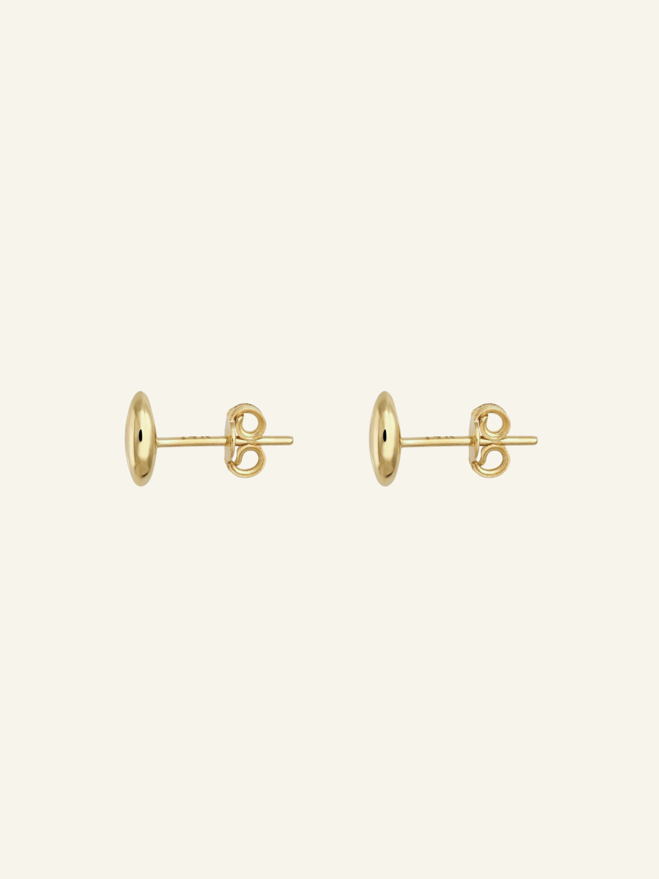 14k Puffed Mariner Studs