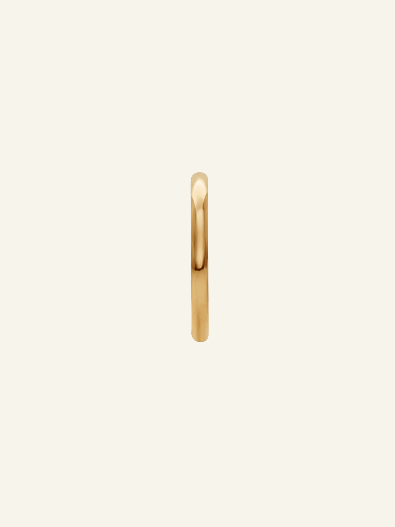 14k Solid Gold Thin Band Ring