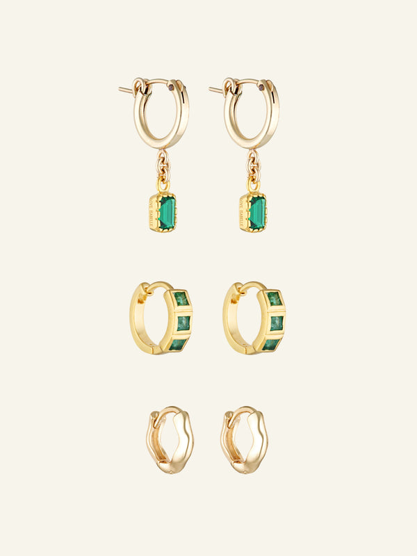 Emerald Earring Bundle