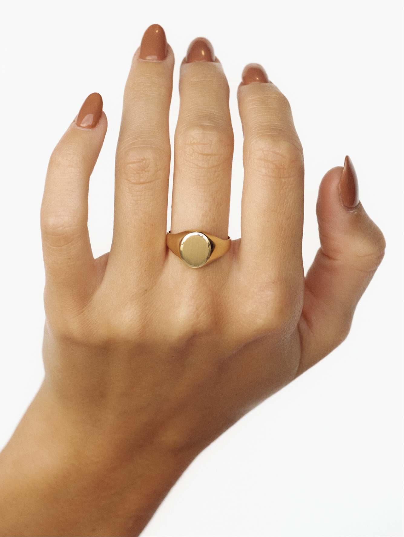 14k Solid Gold Signet Ring