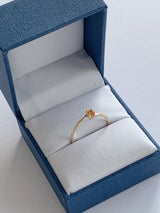 14k Topaz Birthstone Ring - Nov