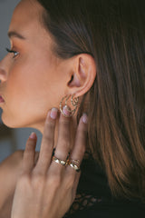 Tess Beaded Hoops | Women's Earrings - Love Isabelle Jewellery