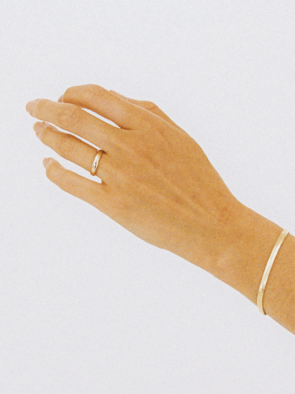 Thick Band Ring | Thick Band Ring - 14K Solid Gold | Love Isabelle Jewellery