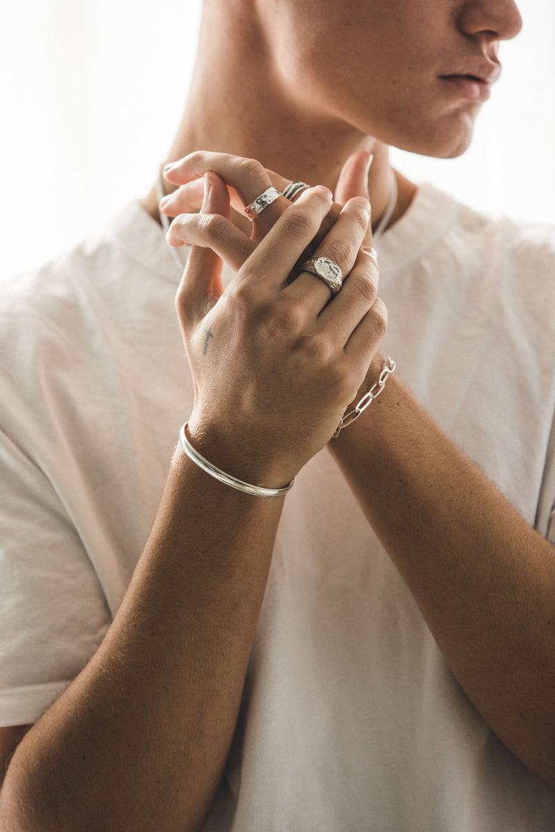 Close-up Male Hands Bracelets Rings Man Stock Photo 2369297015 |  Shutterstock