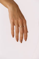 14k Solid Gold Link Ring